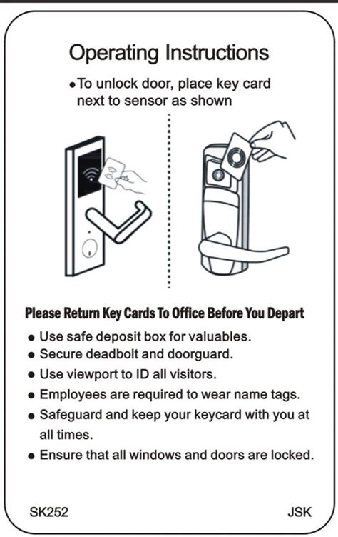 rfid key cards sk 252|SK252 RFID Key Cards – JSKcards.com.